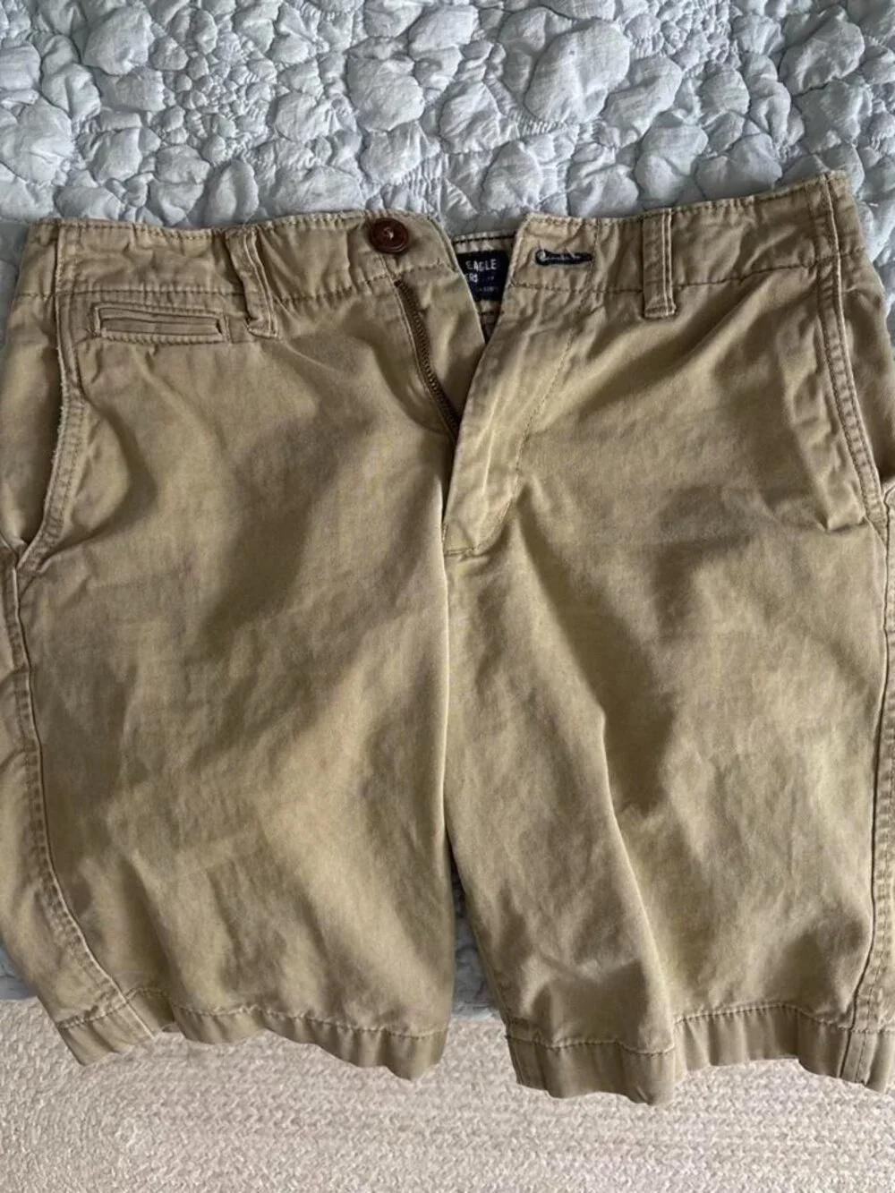 American Eagle Women's Tan and Khaki Shorts